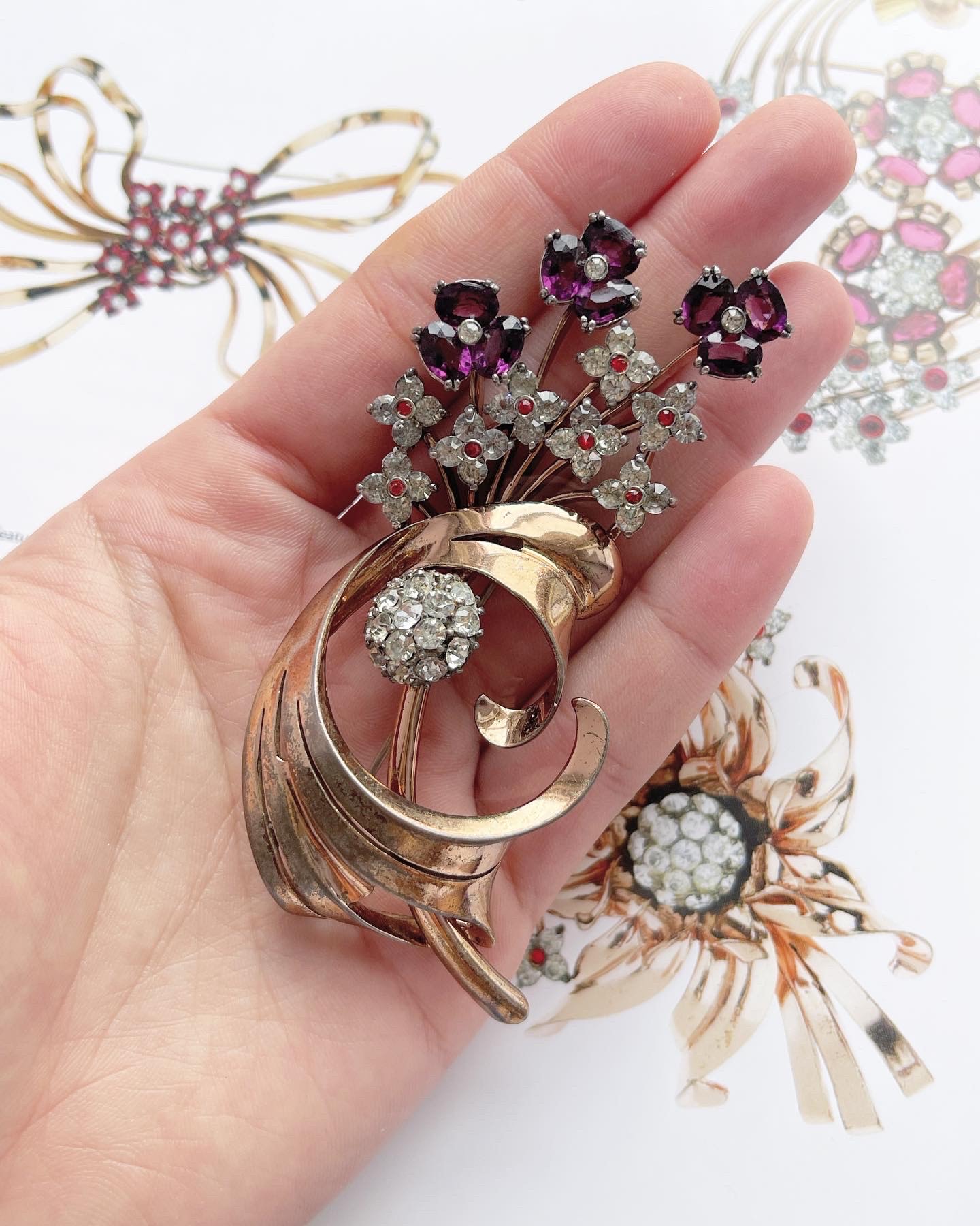 Spilla bouquet Pennino - Image 2