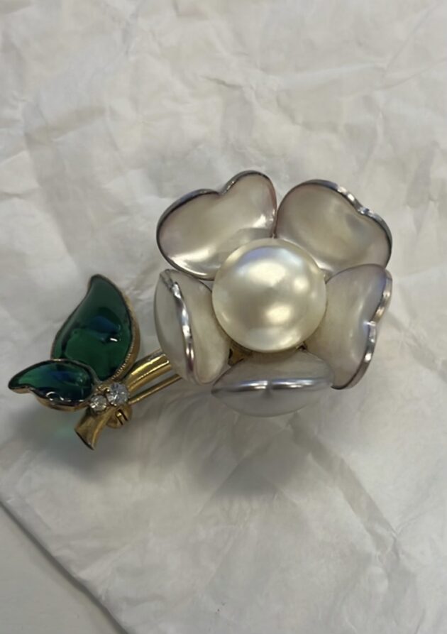 Chanel Camellia Brooch by Maison Gripoix