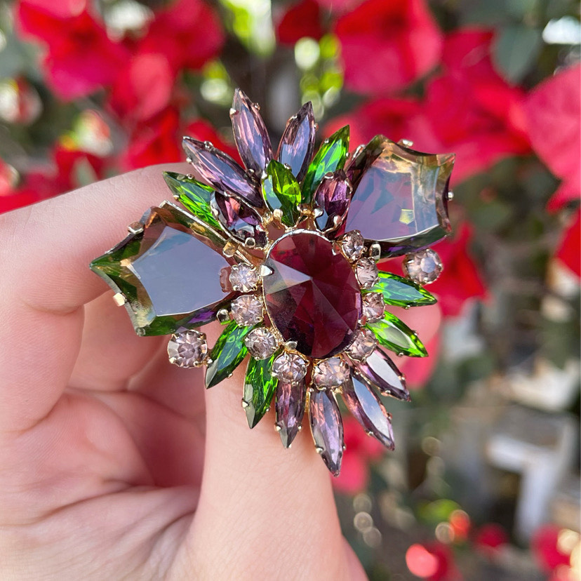 Max Muller Orchid brooch