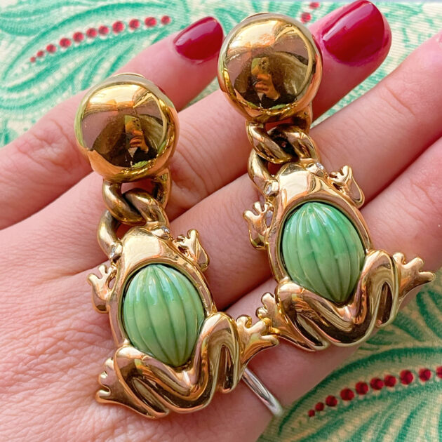 Valentino Garavani Frog Earrings