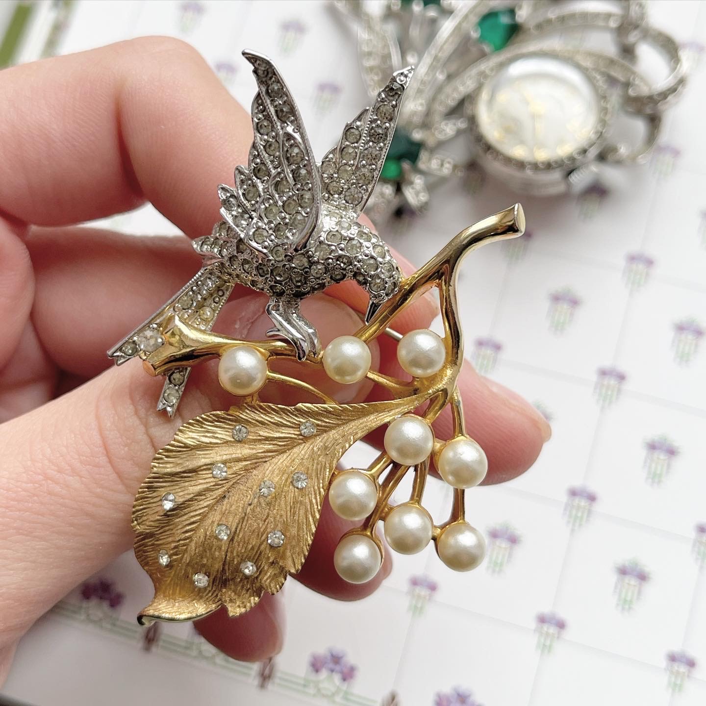 Rare Pennino Bird Brooch